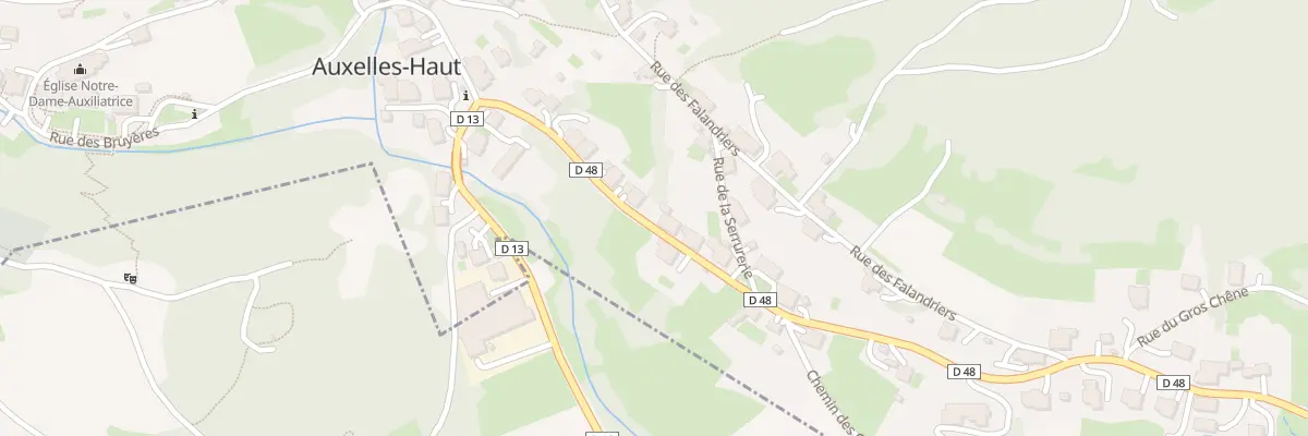 Plan du 36 Rue des Roches à Auxelles-Haut