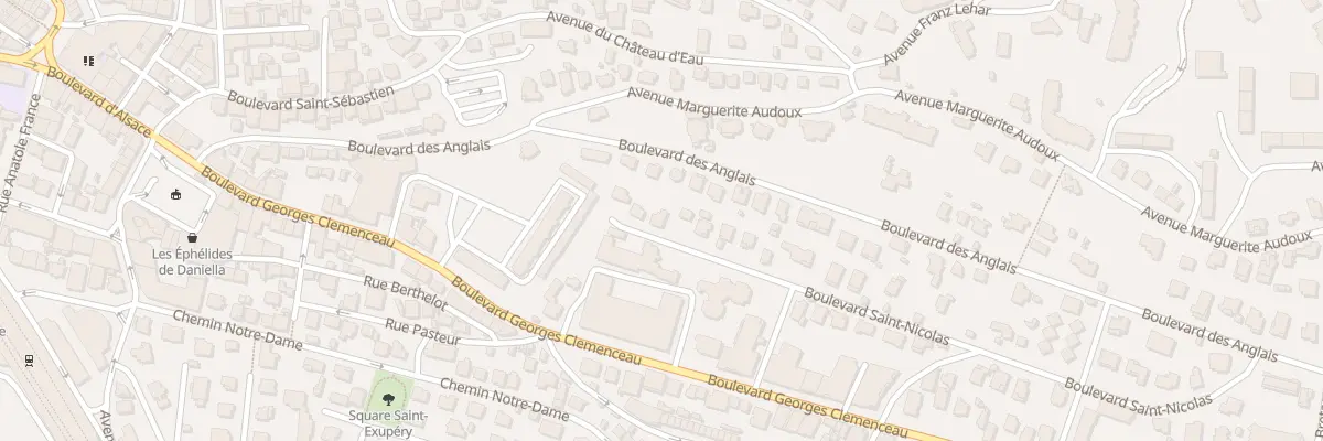 Plan du 51 Bd Saint Nicolas à Saint-Raphaël