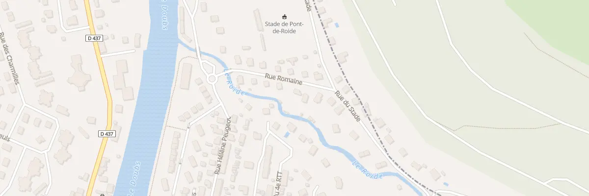Plan du 4 Rue Romaine à Pont-de-Roide-Vermondans