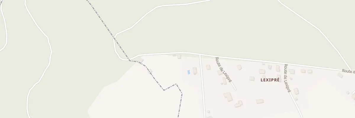 Plan du 40 Rte de Lexipré aux Poulières