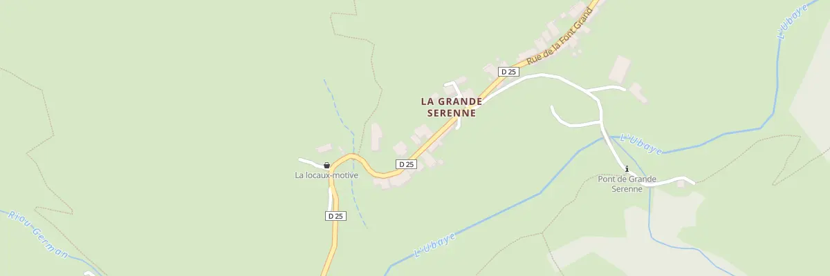 Plan du 5106A La Grande Serenne à Saint-Paul-sur-Ubaye