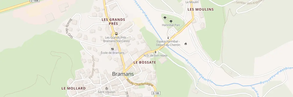 Plan du 89 Rue du Bossate à Val-Cenis