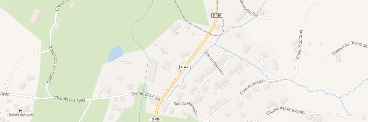 Plan du 45 Rte du Ménil au Thillot