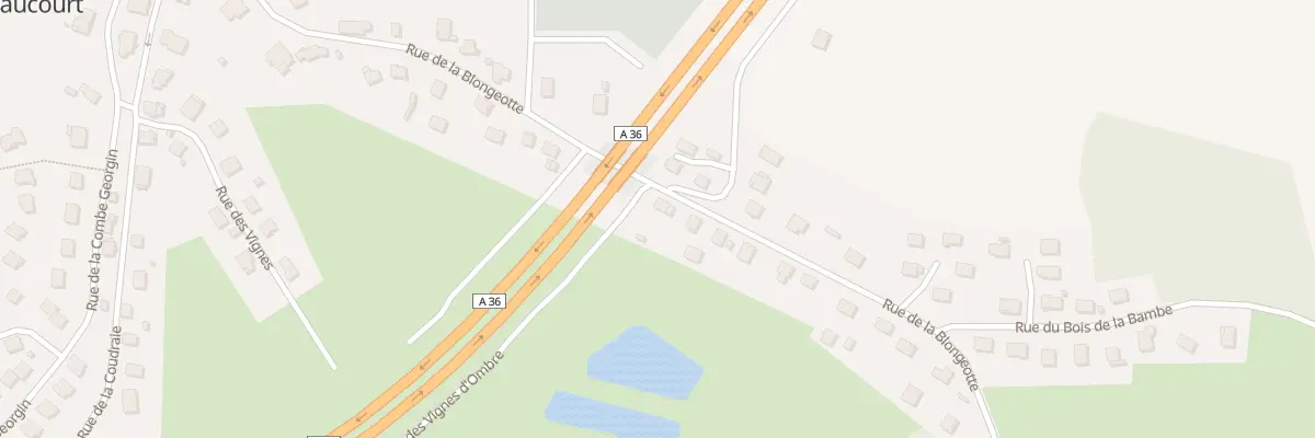 Plan du 23 Rue de la Blongeotte à Voujeaucourt