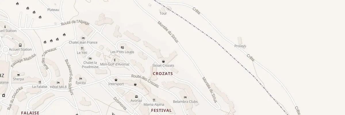 Plan du 147 Mte du Sirius à Morzine