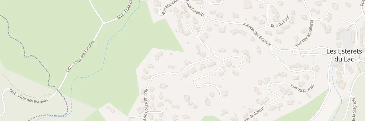 Plan du 6833 Rue du Reyran à Montauroux