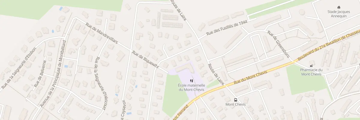 Plan du 3 Rue de Riquewihr à Montbéliard