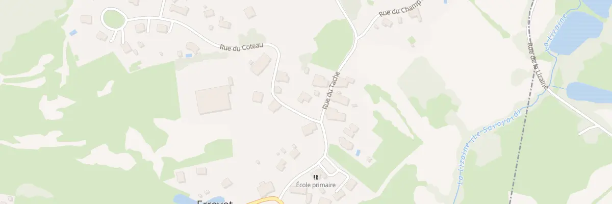 Plan du 2 Rue du Coteau à Errevet