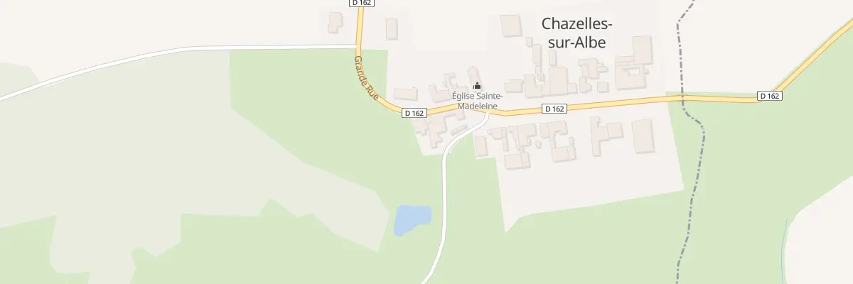 Plan du 15 Grande Rue à Chazelles-sur-Albe