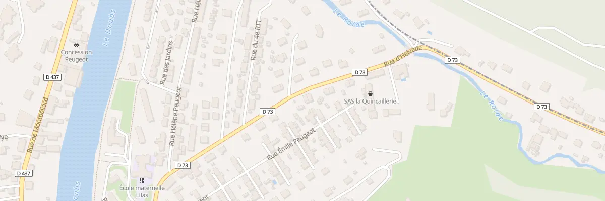Plan du 21 Rue d’Helvetie à Pont-de-Roide-Vermondans