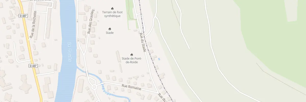 Plan du 23 Rue du Stade à Écurcey