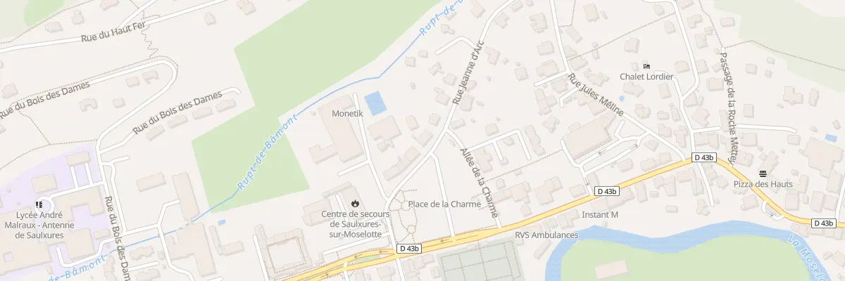 Plan du 175 Rue Jeanne d’Arc à Saulxures-sur-Moselotte