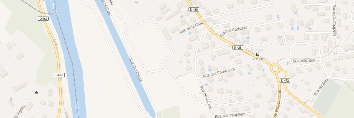 Plan du 6 Rue de la Crue à Courcelles-lès-Montbéliard