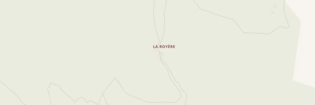 Plan du 5001 La Royere à Saint-Martin-d’Entraunes