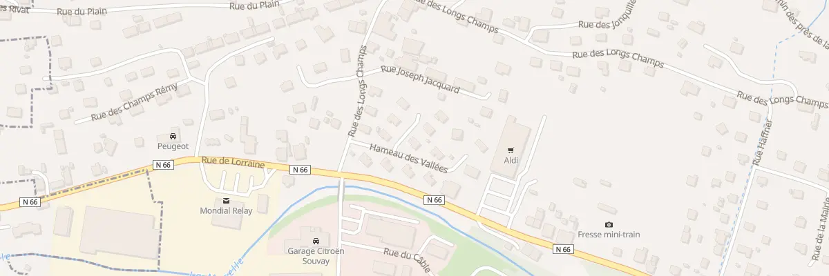 Plan du 5581 Hameau du Plain à Fresse-sur-Moselle