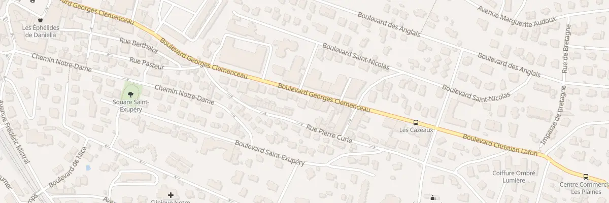 Plan du 536 Bd Georges Clémenceau à Saint-Raphaël