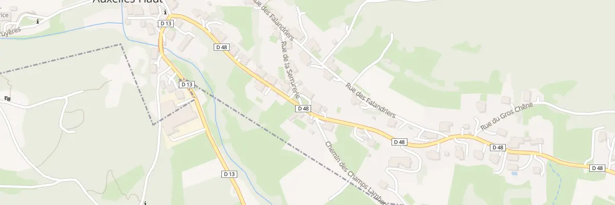 Plan du 30B Rue des Roches à Auxelles-Haut