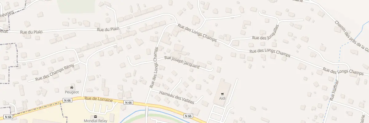 Plan du 40 Rue Joseph Jacquard à Fresse-sur-Moselle