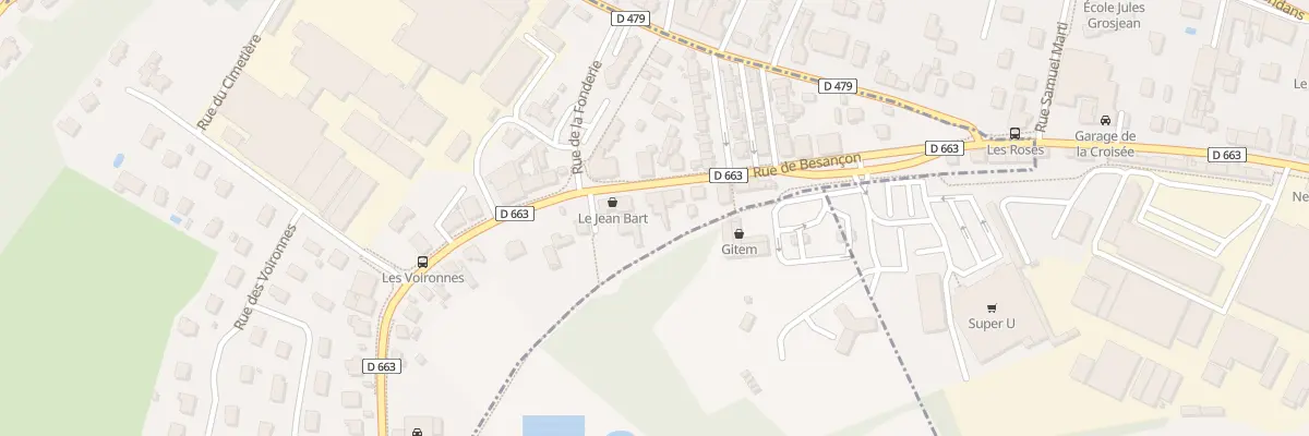 Plan du 21 Rue de Besançon à Sainte-Suzanne