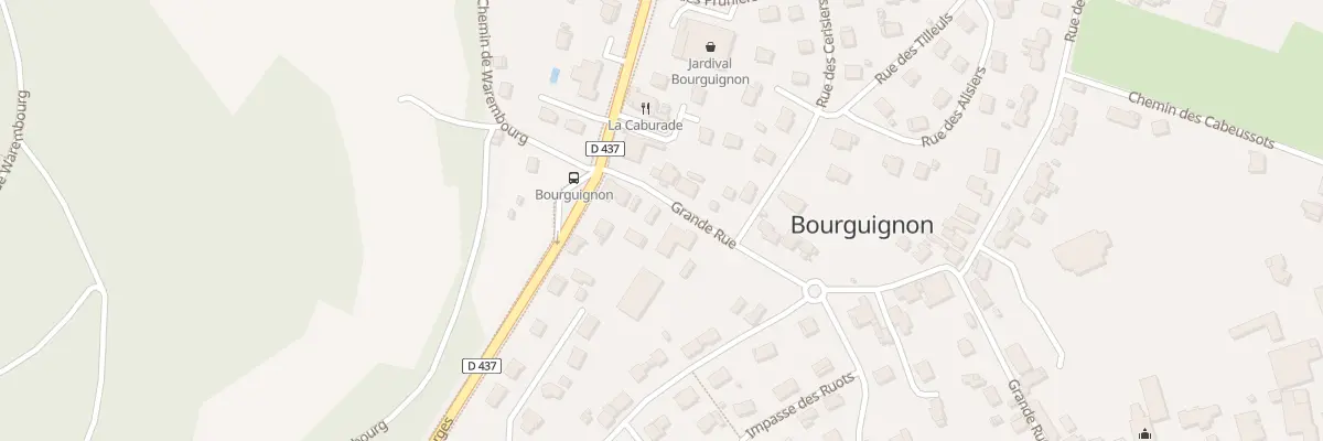 Plan du 4 Gr Grande Rue à Bourguignon