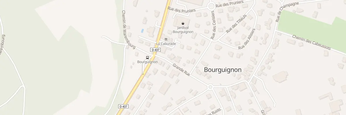 Plan du 3 Gr Grande Rue à Bourguignon