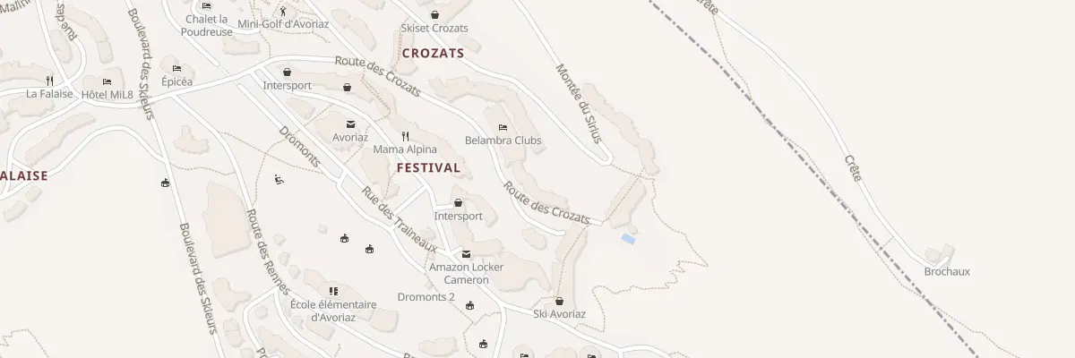 Plan du 303 Rte des Crozats à Morzine