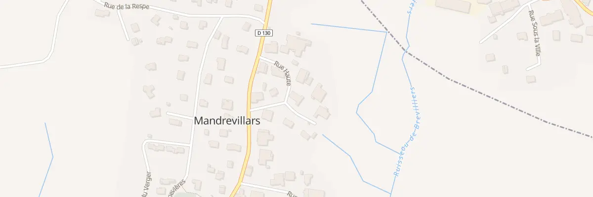 Plan du 9 Rue du Lavoir à Mandrevillars