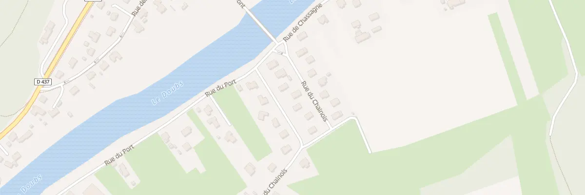 Plan du 6 Rue du Chainois à Bourguignon