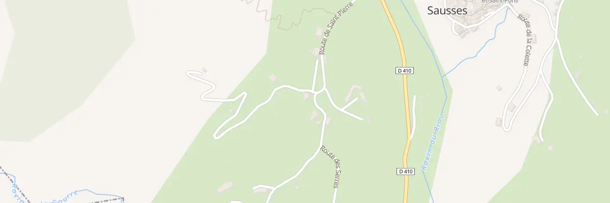 Plan du 254 Rte de Saint-Pierre à Sausses