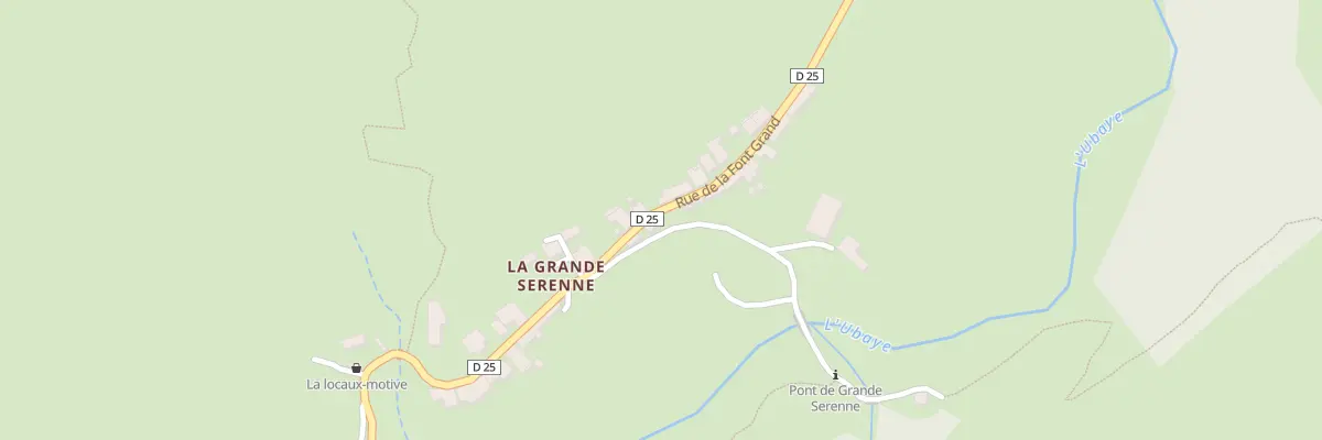 Plan du 5115 La Grande Serenne à Saint-Paul-sur-Ubaye