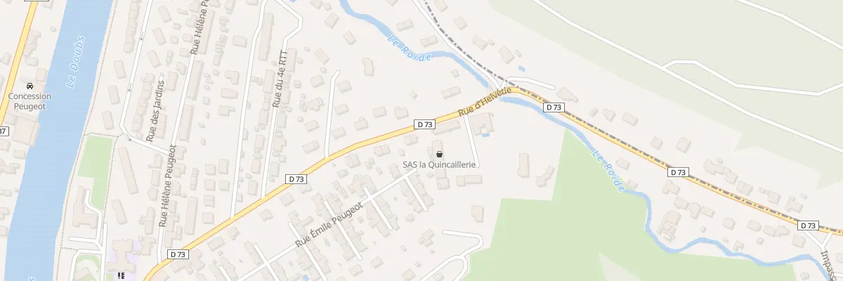 Plan du 31 Rue d’Helvetie à Pont-de-Roide-Vermondans