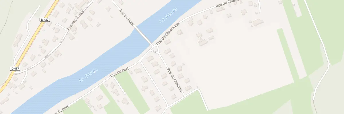 Plan du 3 Rue du Chainois à Bourguignon
