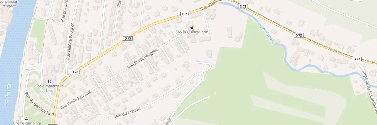 Plan du 14 Rue du Maquis à Pont-de-Roide-Vermondans