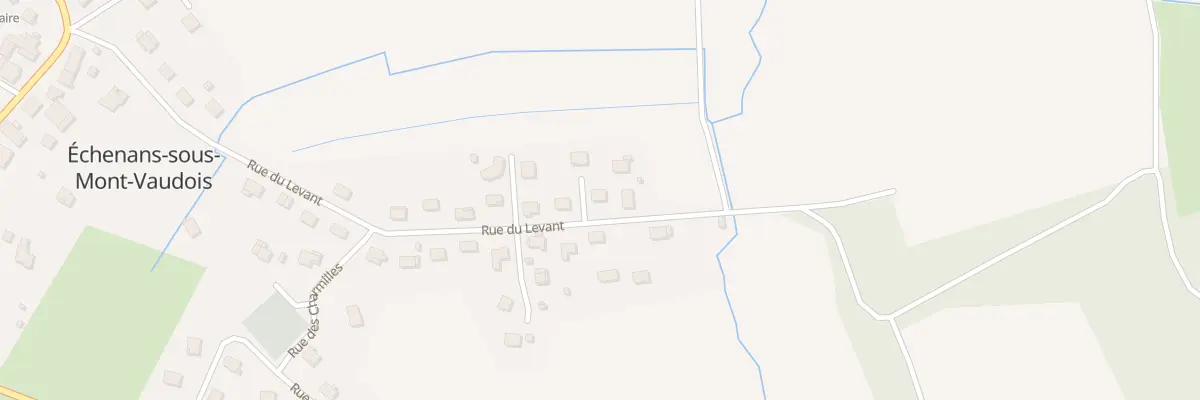 Plan du 2 Imp du Champs Martin à Échenans-sous-Mont-Vaudois