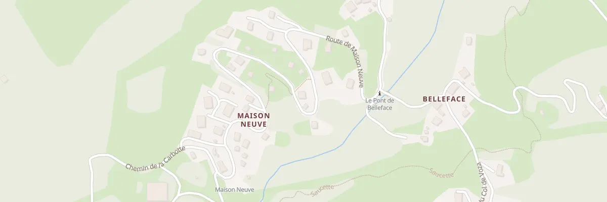 Plan du 476 Rte de Maisonneuve aux Houches