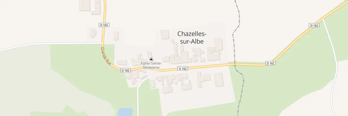 Plan du 12 Grande Rue à Chazelles-sur-Albe
