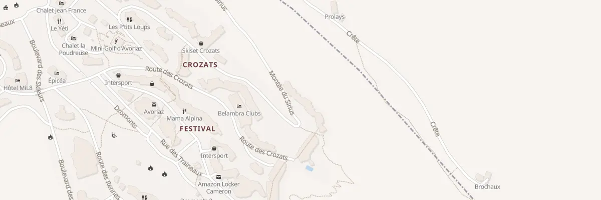 Plan du 377 Mte du Sirius à Morzine