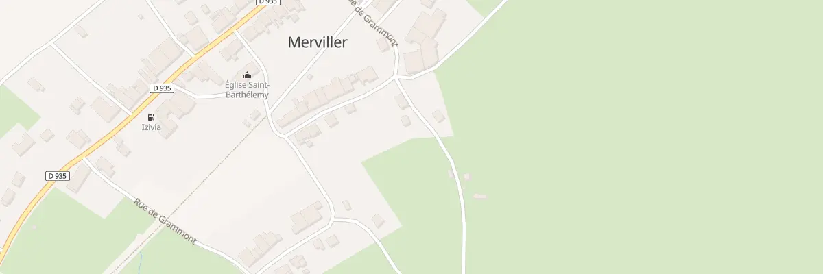 Plan du 9A Rue de Grammont à Merviller
