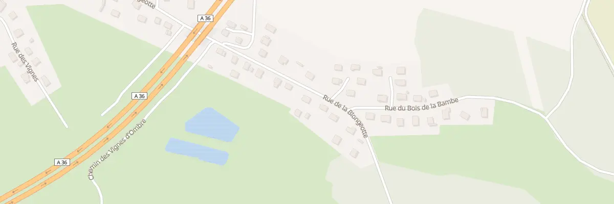 Plan du 37 Rue de la Blongeotte à Voujeaucourt