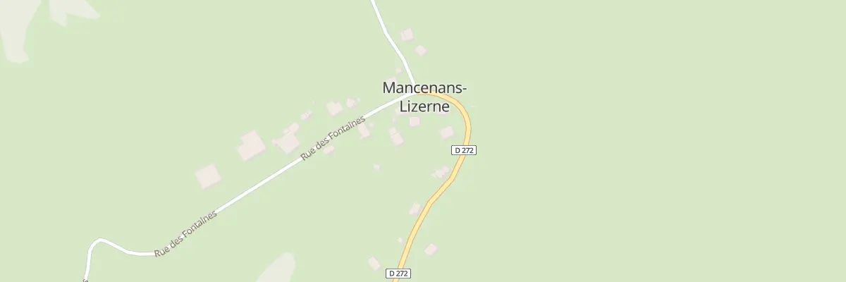 Plan du 2B Rue des Fontaines à Mancenans-Lizerne
