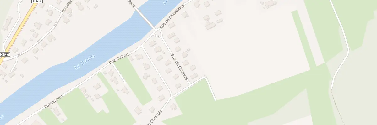 Plan du 9 Rue du Chainois à Bourguignon