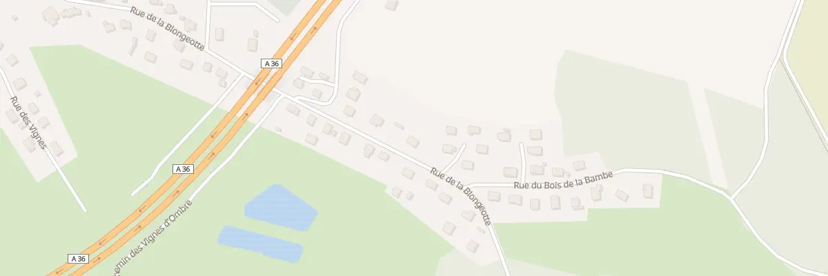 Plan du 40 Rue de la Blongeotte à Voujeaucourt