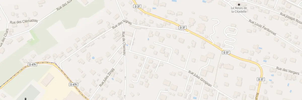 Plan du 48 Rue Jules Grosjean à Montbéliard