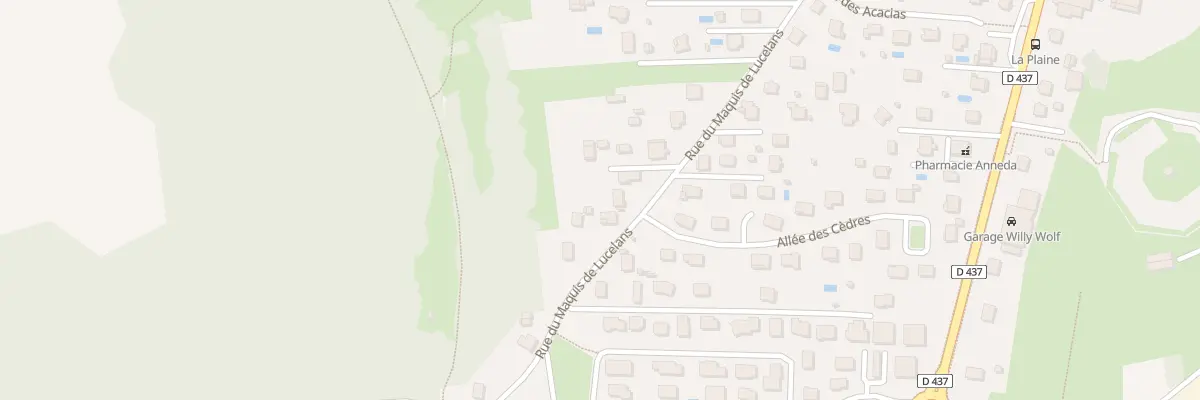 Plan du 648 Rue du Maquis de Lucelans à Mathay