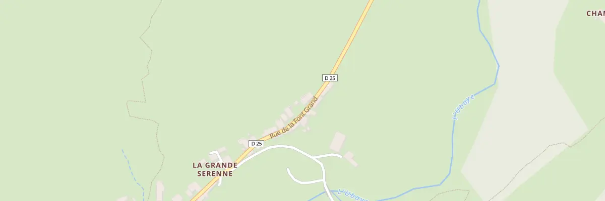 Plan du 5129 La Grande Serenne à Saint-Paul-sur-Ubaye