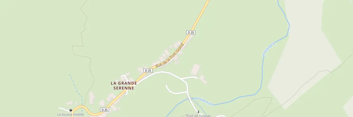 Plan du 5125 La Grande Serenne à Saint-Paul-sur-Ubaye