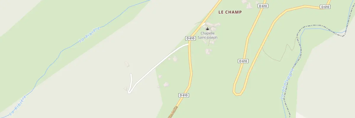 Plan du 7006 Sur le Champ à Val-de-Chalvagne