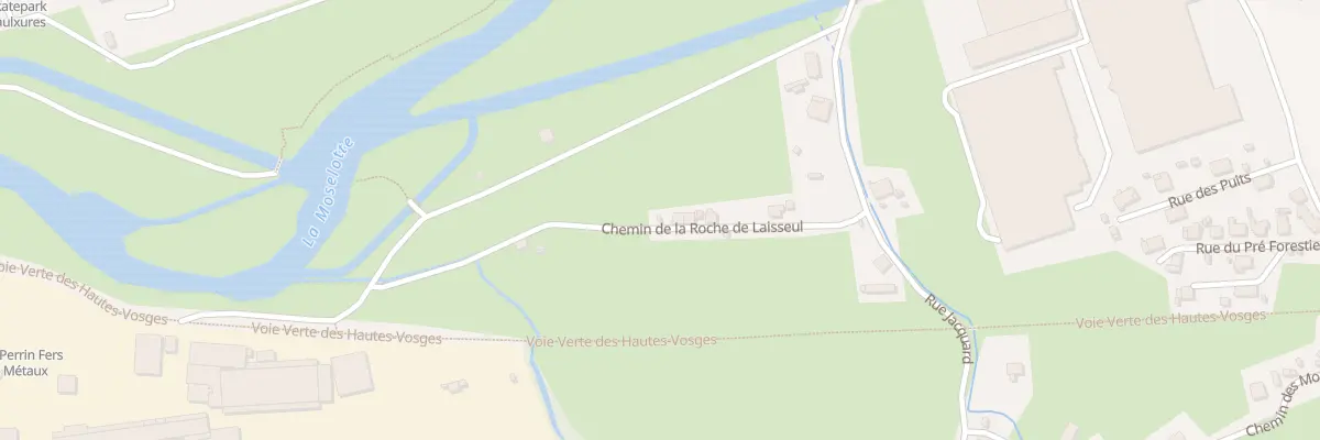 Plan du 124 Che de la Roche de Laisseul à Saulxures-sur-Moselotte