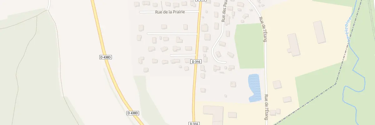 Plan du 1 Imp du Paradis Vert à Bussurel à Héricourt