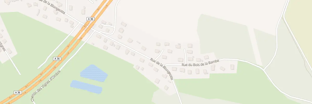 Plan du 42 Rue de la Blongeotte à Voujeaucourt